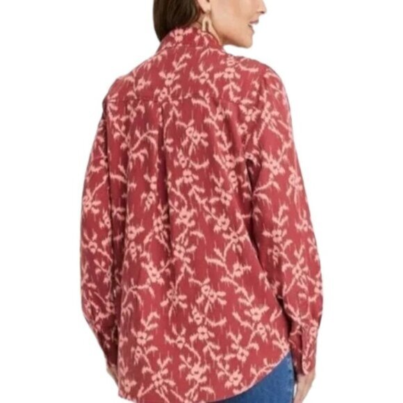 Women's Long Sleeve Button-Down Shirt | Knox Rose  | Large - Picture 3 of 13